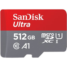 Sandisk MicroSDX Ultra 512GB + SD adapter memóriakártya