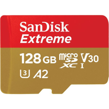 Sandisk microSDXC 128 GB Extreme + Rescue PRO Deluxe + SD adapter memóriakártya