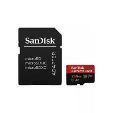 Sandisk microSDXC Extreme PRO V30, A2 256GB + adapter (200MB/s) (214505) memóriakártya