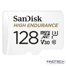 Sandisk microSDXC high endurance 128 GB memóriakártya 100 mb/s c10 u3 v30 SDSQQNR-128G-GN6IA micro SD XC (183567) memóriakártya