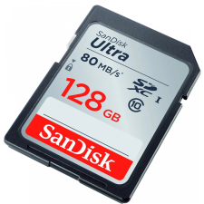 Sandisk Ultra 128GB SDXC 80 MB/s SDSDUNB-128G-GN6IN memóriakártya