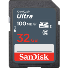 Sandisk Ultra 32GB SDHC Mem Card 100MB/s UHS-I Class 10 memóriakártya