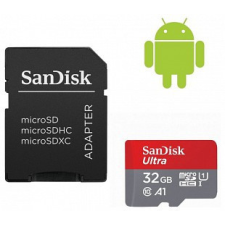 Sandisk Ultra microSDHC 32GB 120MB/s A1 Class 10 UHS-I + adapter + android app memóriakártya