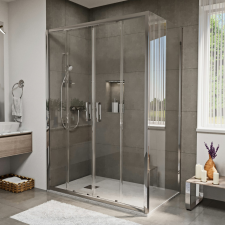  SANDRA+VITO 140×90 szögletes zuhanykabin kád, zuhanykabin
