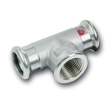  SANHA-THERM szénacél T-idom 89-3/4&quot;-89 BM hűtés, fűtés szerelvény