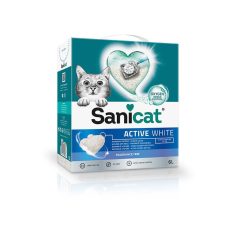 Sanicat macskaalom Active White ultra csomósodó fehér bentonit 6l macskaalom