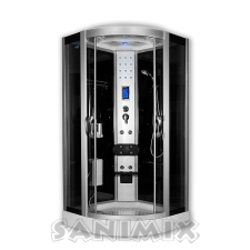 Sanimix Hidromasszázs gőzkabin 100x100x215 22.8318.G INGYEN SZÁLLÍTÁSSAL kád, zuhanykabin