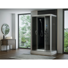 Sanimix Sanimix Hidromasszázs zuhanykabin elektronikával szögletes 120x80x222cm kád, zuhanykabin