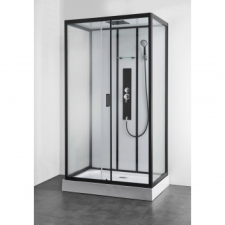 Sanotechnik 3Sky komplett hidromasszázs zuhanykabin120x80x225 cm kád, zuhanykabin