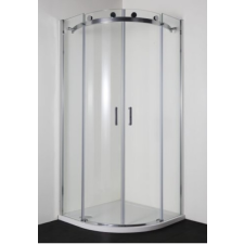  Sanotechnik ELEGANCE íves sarokkabin 2 tolóajtóval (6 mm) N2280U kád, zuhanykabin