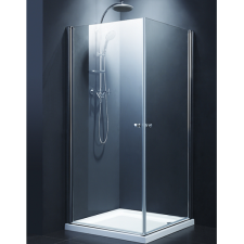 Sanotechnik ELEGANCE SZÖGLETES ZUHANYKABIN 80X80X195CM, 6MM, TÁLCA NÉLKÜL kád, zuhanykabin