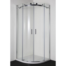  Sanotechnik ELEGANTE 90x90x195cm íves sarokkabin 2 tolóajtóval kád, zuhanykabin