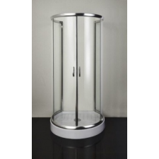 Sanotechnik króm körkabin két tolóajtóval B28C 100x85/85x100,5 kád, zuhanykabin