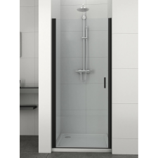 Sanotechnik nyílóajtó Elite T80B fekete kád, zuhanykabin