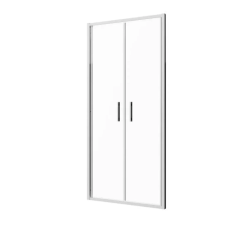Sanotechnik Sanoslim kétszárnyas lengőajtó 90 cm króm kád, zuhanykabin
