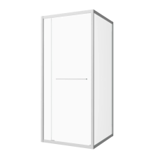 Sanotechnik SANOSLIM sarokkabin toló-forgó ajtóval 80 cm króm kád, zuhanykabin