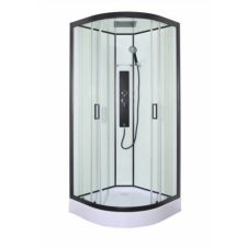 Sanotechnik Sanotechnik SKY1 íves hidromasszázs zuhanykabin 90x90x225cm CL73 kád, zuhanykabin