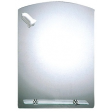 Sanotechnik tükör,íves üvegpolccal fürdőszoba bútor