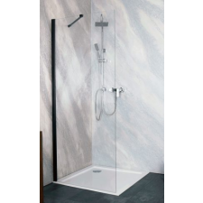Sanotechnik Zuhanyfal, Sanotechnik YOUNG BLACK (SANOFLEX) zuhanyfal BF80 kád, zuhanykabin