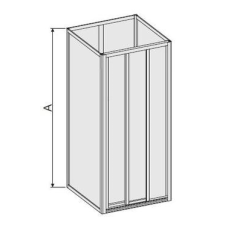 Sanplast Classic KC/DTR-C-90 zuhanykabin/90*90 kád, zuhanykabin