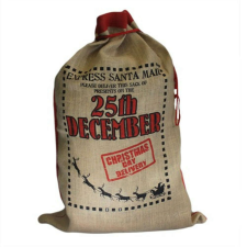 Santa Claus Zsákja - 25th December 76x55cm karácsonyi dekoráció