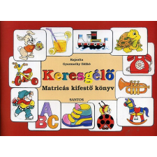 Santos Kiadó Keresgélő - Matricás kifestő könyv gyermek- és ifjúsági könyv