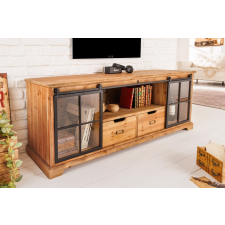 Santuzza Design komód Santuzza 160 cm üveg ajtós fenyő bútor