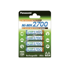 Sanyo /Panasonic Mignon ceruza akku típus HR-3U AA sorozat: 2700 (NiMH) 4db/csom tölthető elem