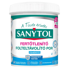 Sanytol folteltávolító, fertőtlenítős FEHÉRÍTŐ por 450g (8db/karton) tisztító- és takarítószer, higiénia
