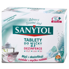 Sanytol Tablety do myčky 4v1 40 ks tisztító- és takarítószer, higiénia