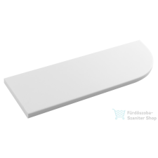 Sapho ABELINE rockstone sarokpolc, 300x12x100mm, matt fehér (AE300-0101) bútor