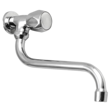 Sapho AQUALINE Faliszelep kifolyóval, 1/2", króm (ZY1812) csaptelep