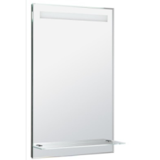  Sapho AQUALINE LED tükör világítással, üveg polc, billenő kapcsoló, 50x80cm (ATH52) bútor