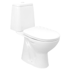  Sapho AQUALINE RIGA monoblokkos WC, alsó kifolyású, króm duál gombos öblítőmechanika (RG801) szaniter