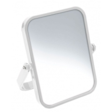 Sapho AQUALINE WHITE LINE ELENA kétoldalas kozmetikai tükör, 5X nagyítás, 155x190x18mm, ABS/fehér (CO2022) bútor