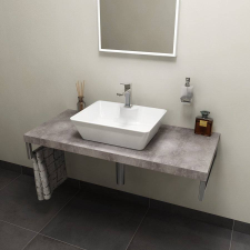 Sapho AVICE pult, 110x50cm, cement szürke (AV117) fürdőszoba bútor