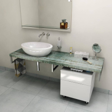 Sapho AVICE pult, 140x50cm, aquamarine (AV1406) fürdőszoba bútor