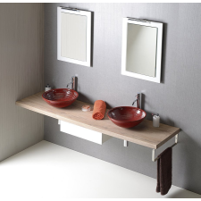 Sapho AVICE pult, 200x50cm, roveri tölgy fürdőszoba bútor