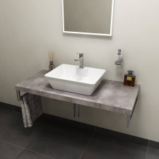 Sapho AVICE pult, 80x50cm, cement szürke (AV087) fürdőszoba bútor