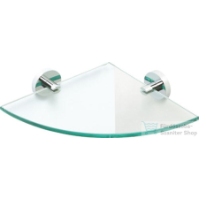 Sapho BEMETA OMEGA Sarok üvegpolc, 255x55x255mm, króm (104102012) (XR603) bútor