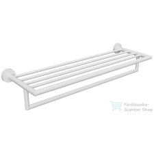 Sapho BEMETA WHITE Törölközőtartó polc, 550x120x265mm, fehér (104219074) (XR421W) fürdőszoba kiegészítő
