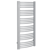  Sapho EGEON fürdőszobai radiátor, 595x1238mm, 739W, ezüst struktúrált (EG612SS) fűtőtest, radiátor