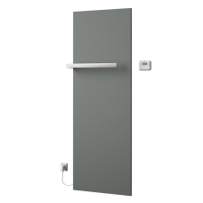  Sapho ELION elektromos fürdőszobai radiátor termosztáttal, 606x1765mm, 900W, metál ezüst (IR512) fűtőtest, radiátor