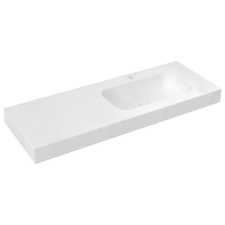 Sapho EMICO Rockstone mosdó, jobbos, 130x50cm, matt fehér fürdőkellék