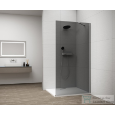 Sapho ESCA CHROME Walk-in zuhanyfal, falra szerelhető, füst üveg, 1100mm (ES1211-01) kád, zuhanykabin