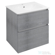 Sapho EZARA mosdótartó szekrény, 59,2x64x46cm, ezüst tölgy (EZ601-1111) fürdőszoba bútor