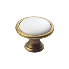 Sapho fogantyú CROSS, 30mm, bronz/fehér (12937) fürdőszoba bútor