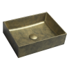Sapho FORMIGO betonmosdó, 47,5x36,5cm, arany