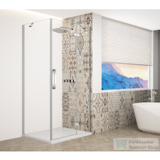 Sapho GELCO TRINITY CHROME szögletes zuhanykabin, 1100x800mm, transzparent üveg, jobbos (GT5680-11CR-CH) kád, zuhanykabin