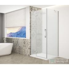 Sapho GELCO TRINITY CHROME szögletes zuhanykabin, 1200x800mm, matt üveg, balos (GT5680-12ML-CH) kád, zuhanykabin